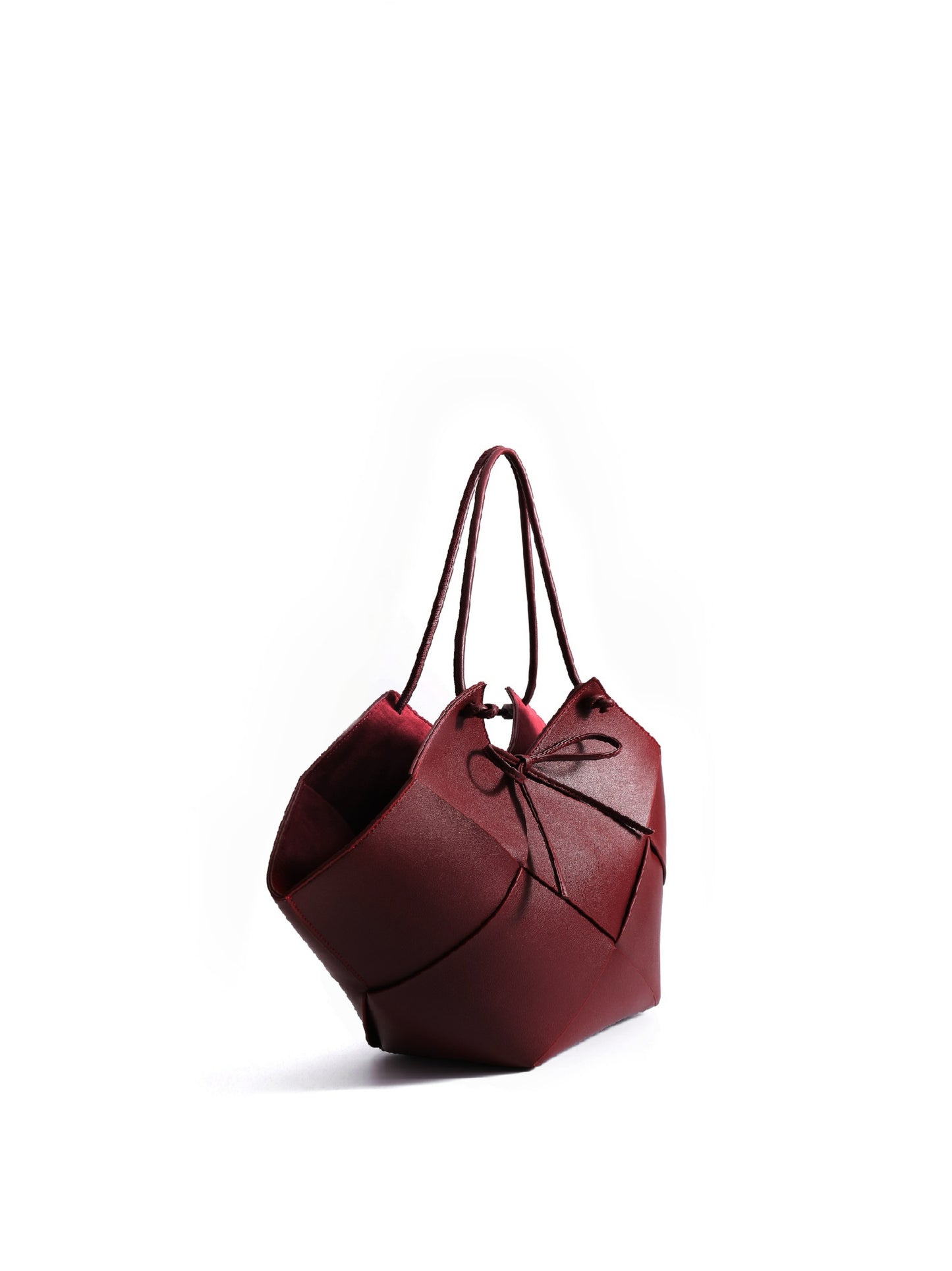 Taylor Contexture Leather Bag, Plum (Burgundy)