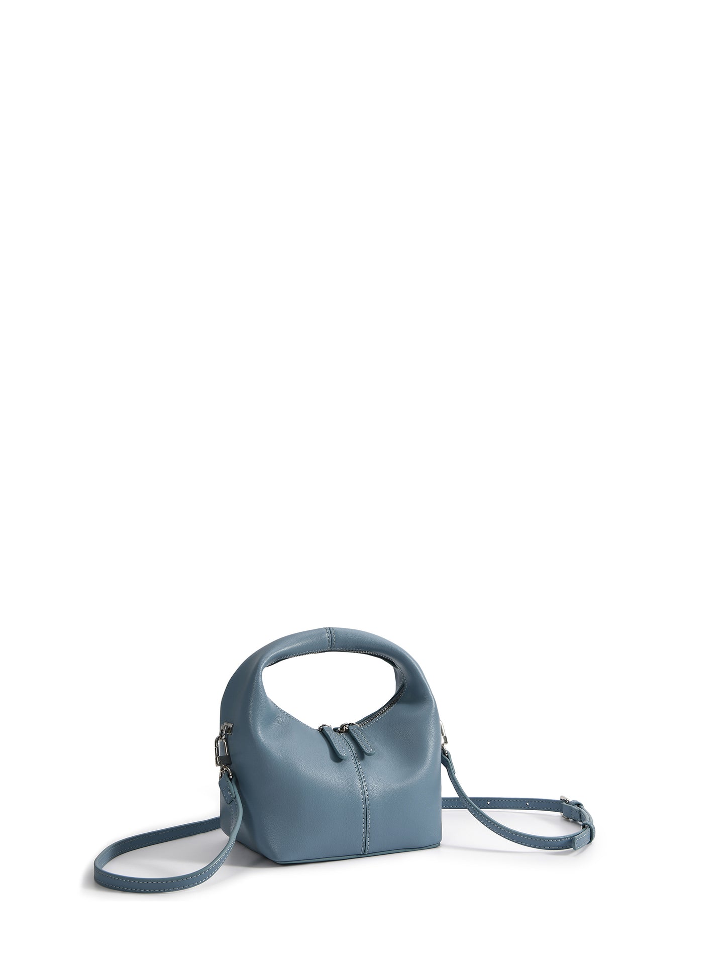 Rebecca Small Cutie Leather Bag, Blue