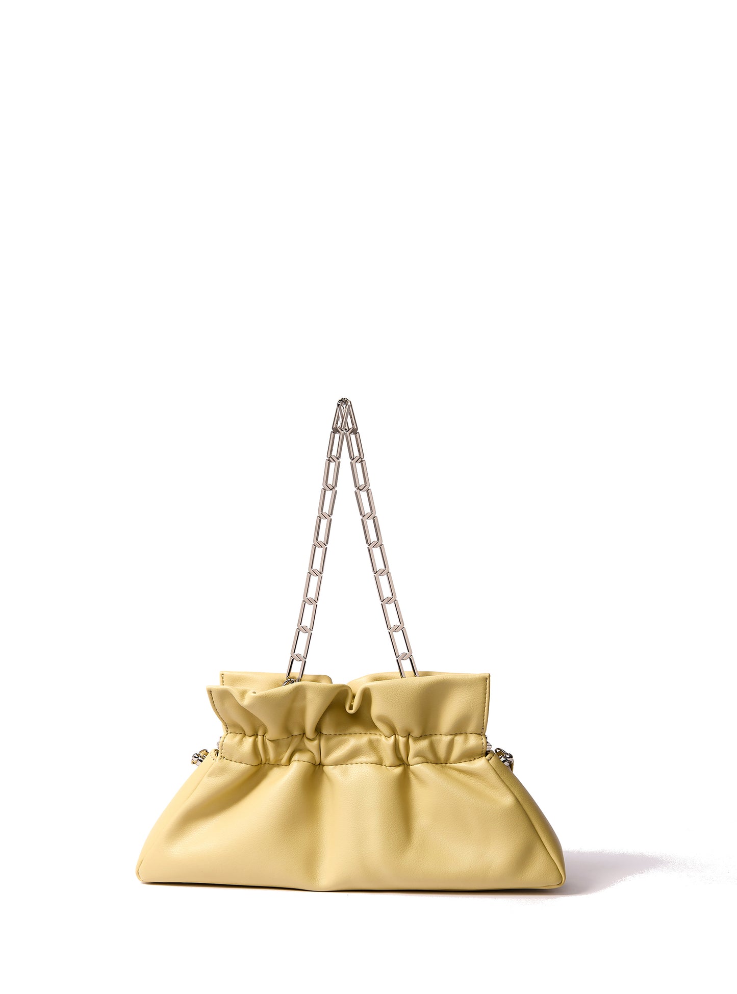 Mila Bag in Smooth Leather, Yellow