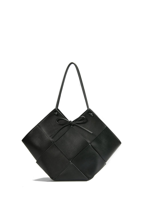Taylor Contexture Leather Bag, Black