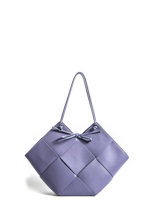 Taylor Contexture Leather Bag, Taro Purple