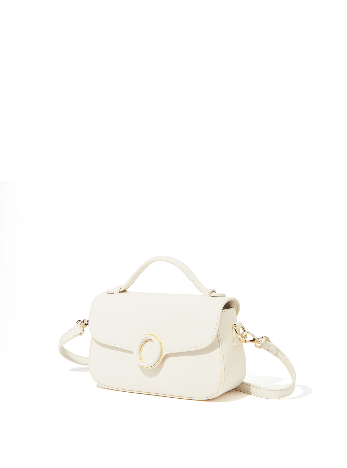 Makoto Leather Bag, White